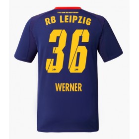 Pánské fotbalový oblečení RB Leipzig Timo Werner #36 Venkovní košile 2025-26 Krátkým Rukávem